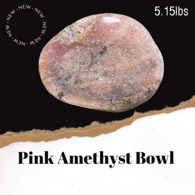 Pink Amethyst Bowls