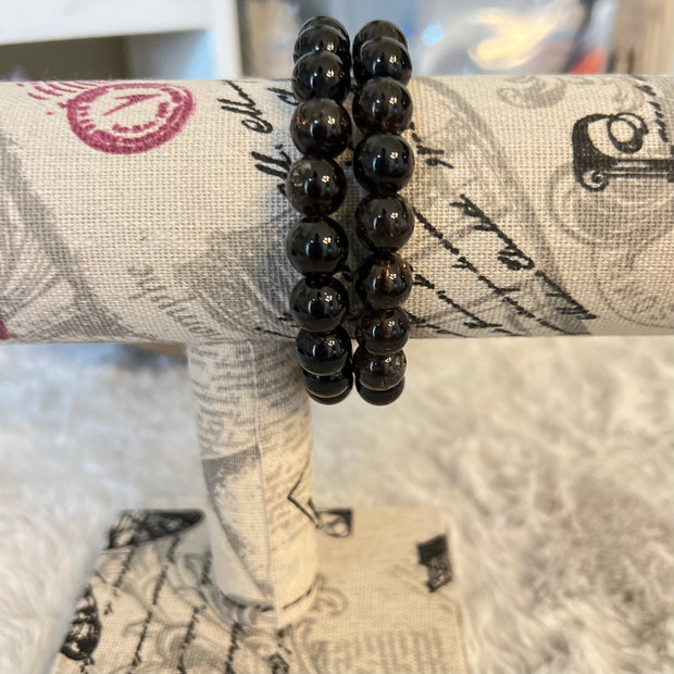 Smokey Quartz Crackled Bracelet