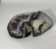 Amethyst and Clear Quartz Geode